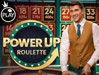 Power UP Roulette logo – Live Dealer by Pragmatic Play at NaoBet