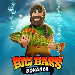 Bigger Bass Bonanza slot logo by Pragmatic Play at NaoBet