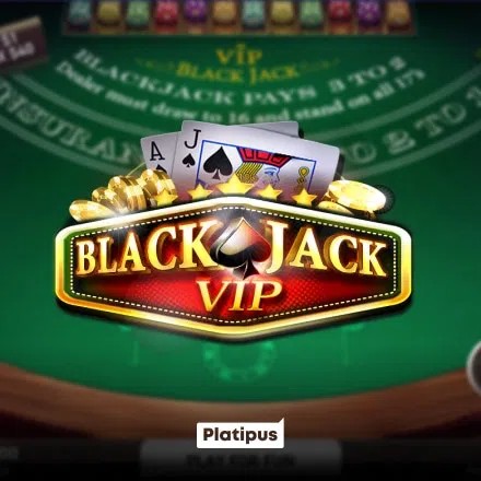 Blackjack VIP logo – Table Games by Platipus at NaoBet