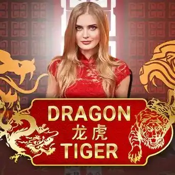 Dragon Tiger slot logo by Evolution at NaoBet