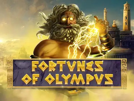 Fortunes of Olympus online game logo by Pragmatic Play on naobetcasino.pl