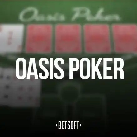 Oasis Poker by Betsoft Gaming, showcased at naobetcasino.pl – game logo