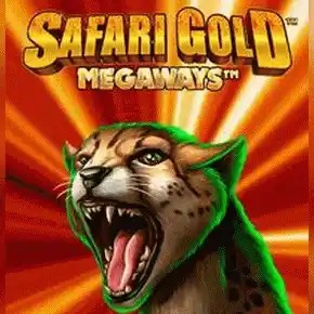 Safari Gold Megaways casino game by Blueprint Gaming – featured logo at NaoBet